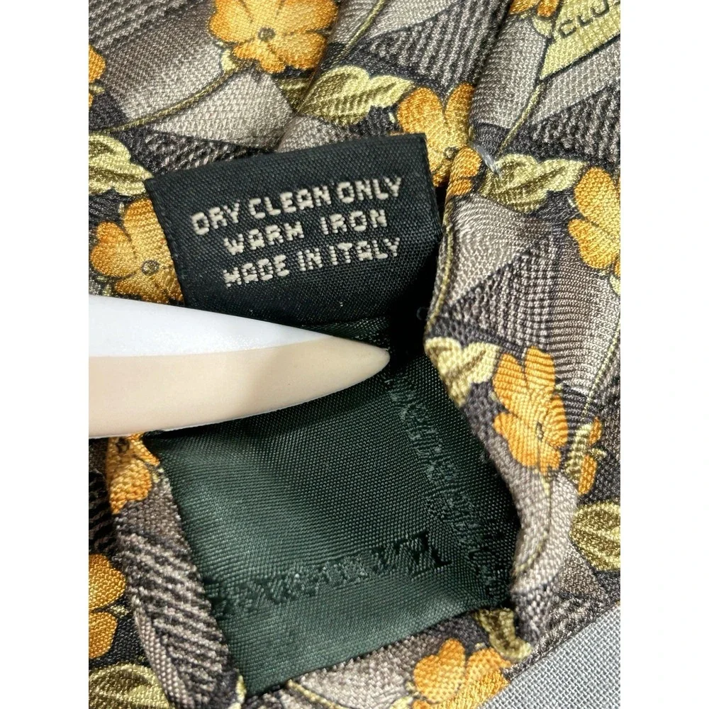 Ermenegildo Zegna Floral Men's Dress‎ Tie